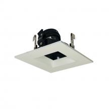 Nora NL-4857BWW - 4&#34;SQTRM REGRESS,ADJ,BLK REF, W