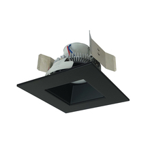 Nora NLCBC2-55627BB/10 - 5&#34; Cobalt Click Square Retrofit Reflector with Square Aperture, 1000lm / 12W, 2700K, Black