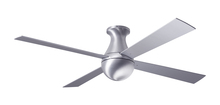 Modern Fan Co. BAL-FM-BA-52-AL-NL-001 - Ball Flush Fan; Brushed Aluminum Finish; 52&#34; Aluminum Blades; No Light; Fan Speed Control