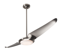 Modern Fan Co. IC2-BN-56-DK-570-RC - IC/Air (2 Blade ) Fan; Bright Nickel Finish; 56&#34; Dark Blades; 20W LED; Remote Control