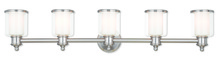 Livex Lighting 40215-91 - 5 Light Brushed Nickel Bath Light