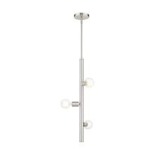 Livex Lighting 45863-91 - 3 Lt Brushed Nickel Pendant