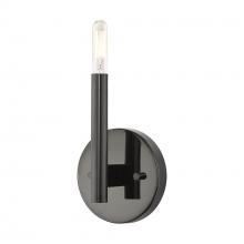 Livex Lighting 51171-46 - 1 Light Black Chrome ADA Sconce