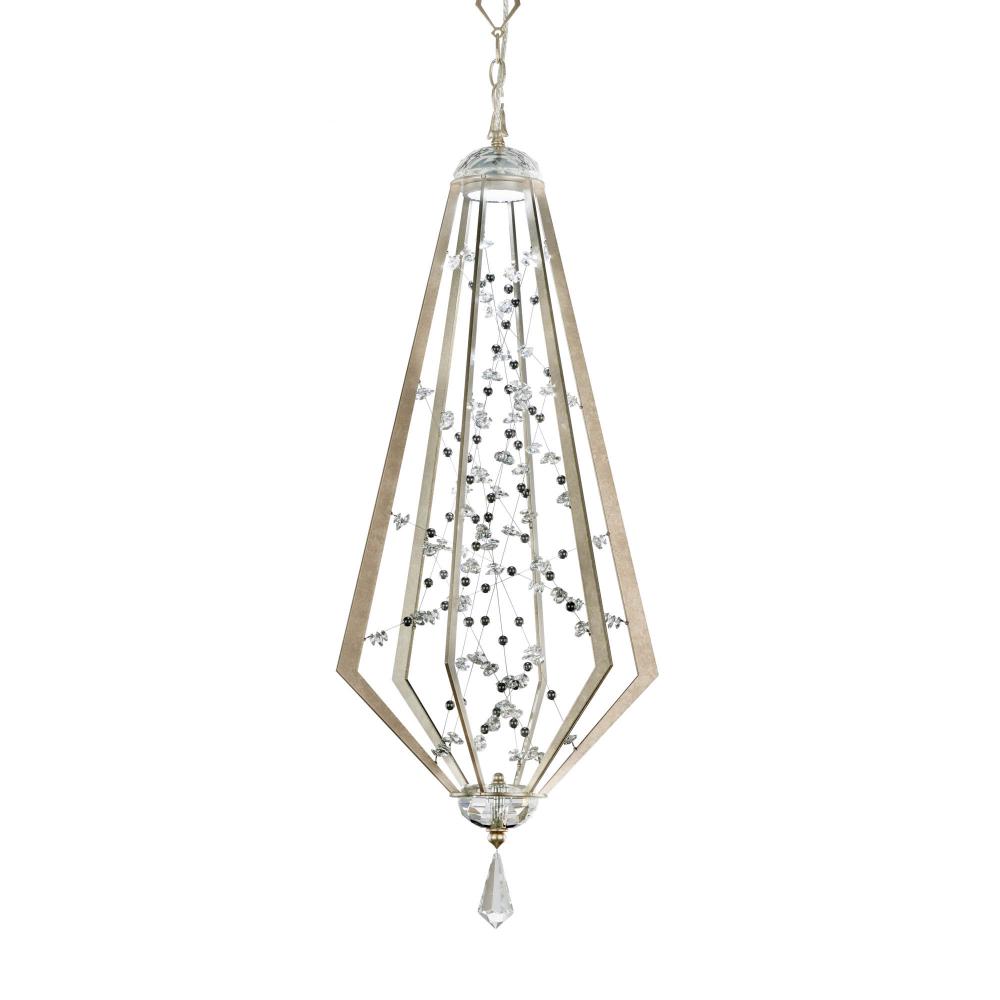 Eternity 40in LED 3000K/3500K/4000K 120V-277V Pendant in Heirloom Gold with Clear Radiance Crystal