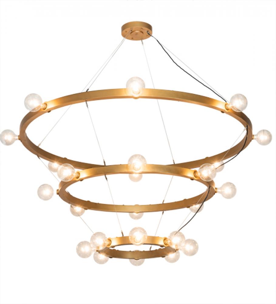 72" Wide Manheim Alva 3 Tier Chandelier