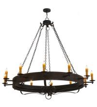 Meyda Blue 115557 - 72&#34;W Parnella 12 LT Chandelier