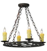 Meyda Blue 118125 - 20&#34; Wide Ashley 4 LT Chandelier