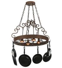 Meyda Blue 118490 - 34&#34;W Dior 4 LT Pot Rack