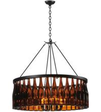 Meyda Blue 119239 - 37&#34;W Tuscan Vineyard Estate 36 Wine Bottle Chandelier