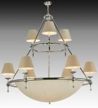 Meyda Blue 125373 - 60&#34;W Messina 2 Tier Chandelier