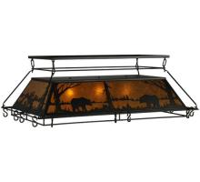 Meyda Blue 134437 - 56&#34;L Wildlife at Pine Lake Pot Rack