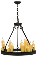 Meyda Blue 138768 - 24"W Deina 18 LT Chandelier