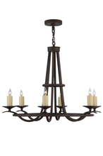 Meyda Blue 141829 - 36&#34; Wide Octavia 6 Light Chandelier