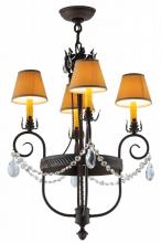 Meyda Blue 142451 - 18&#34; Wide Antonia 4 LT Chandelier