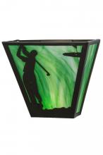 Meyda Blue 145158 - 13&#34; Wide Golf Wall Sconce