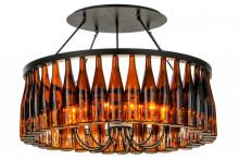 Meyda Blue 145354 - 38&#34; Wide Tuscan Vineyard Estate 36 Wine Bottle Chandelier