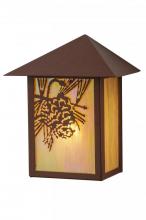 Meyda Blue 146868 - 9&#34; Wide Winter Pine Wall Sconce