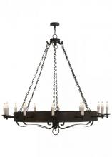 Meyda Blue 153399 - 72&#34;W Parnella 12 LT Chandelier