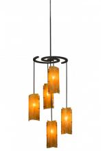 Meyda Blue 154028 - 34&#34;W Vortex 5 LT Chandelier