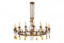 Meyda Blue 157192 - 48" Wide Peak 16 Light Chandelier