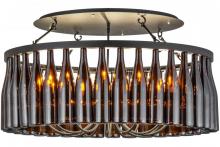 Meyda Blue 158309 - 38&#34;W Tuscan Vineyard Estate 36 Wine Bottle Chandelier