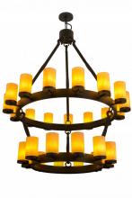 Meyda Blue 159006 - 48"W Noziroh Ring 27 LT Two Tier Chandelier