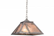 Meyda Blue 160480 - 16&#34;Sq Golf Pendant