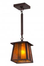 Meyda Blue 163124 - 7&#34;Sq Prairie Loft Pendant