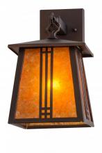 Meyda Blue 163872 - 7&#34;W Prairie Loft Hanging Wall Sconce
