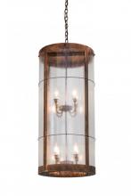 Meyda Blue 171566 - 18&#34; Wide Villa 8 Light Pendant