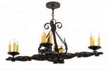 Meyda Blue 174436 - 42&#34;L Elianna 12 LT Oblong Chandelier