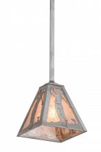 Meyda Blue 179549 - 8&#34;Sq Golf Pendant