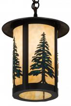 Meyda Blue 183605 - 10&#34;W Fulton Tall Pines Pendant