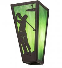 Meyda Blue 190935 - 6&#34; Wide Golf Wall Sconce