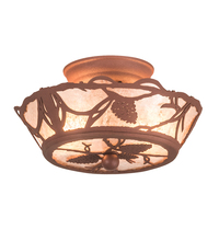 Meyda Blue 198770 - 10&#34; Wide Whispering Pines Flushmount