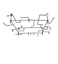 Meyda Blue 202059 - 160&#34; Long PipeDream 28 Light Chandelier