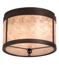 Meyda Blue 214357 - 12&#34; Wide Smythe Craftsman Flushmount