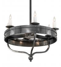 Meyda Blue 215651 - 30&#34; Wide Parnella 6 Light Chandelier