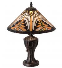 Meyda Blue 224111 - 17&#34; High Nuevo Mission Table Lamp