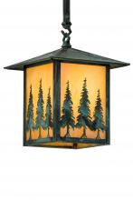 Meyda Blue 229695 - 9&#34; Square Seneca Tall Pines Pendant