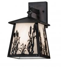 Meyda Blue 230673 - 7&#34; Wide Reeds & Cattails Hanging Wall Sconce