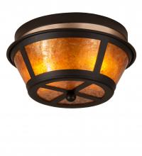 Meyda Blue 238880 - 12&#34; Wide Craftsman Prime Flushmount