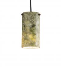 Meyda Blue 242069 - 5&#34; Wide Cilindro Jadestone Mini Pendant