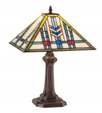 Meyda Blue 244281 - 18.5&#34; High Prairie Wheat Table Lamp