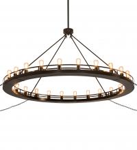 Meyda Blue 249013 - 72&#34; Wide Barbury 24 Light Chandelier