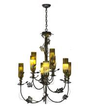 Meyda Blue 82695 - 34&#34;W Tuscan Vineyard 9 Arm Wine Bottle Chandelier