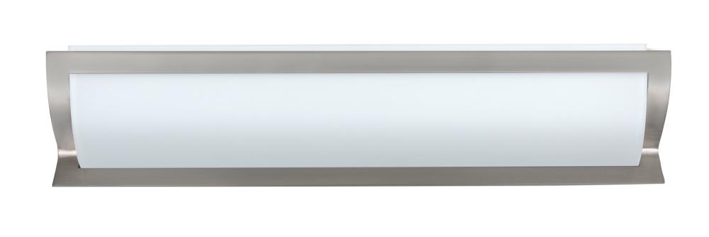 Besa Wall Elana 26 Satin Nickel Satin White 3x9W LED