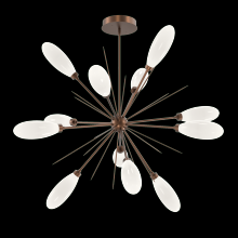 Hammerton CHB0071-0B-BB-WL-001-L3 - Fiori  Starburst Chandelier - 46&#34; -Burnished Bronze