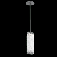 Hammerton LAB0090-01-GM-TL-001-L3 - Tabulo Pendant-Gunmetal-Linea Cast Glass