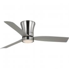 Progress P250121-009-30 - Brant Collection 52-in. Three-Blade Brushed Nickel Modern Ceiling Fan